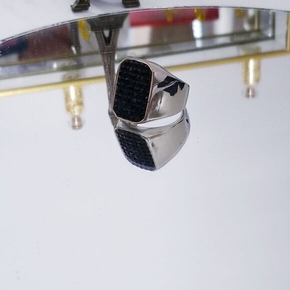 EDFORCE Men's stainless steel ring - Picture 3 of 7